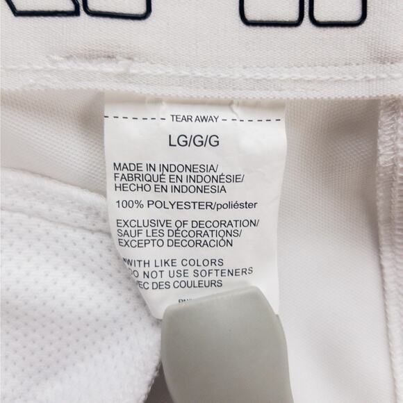 Under Armour HeatGear Track Pants Men’s L 32" Inseam White Reinforced Knees Logo - Picture 7 of 12